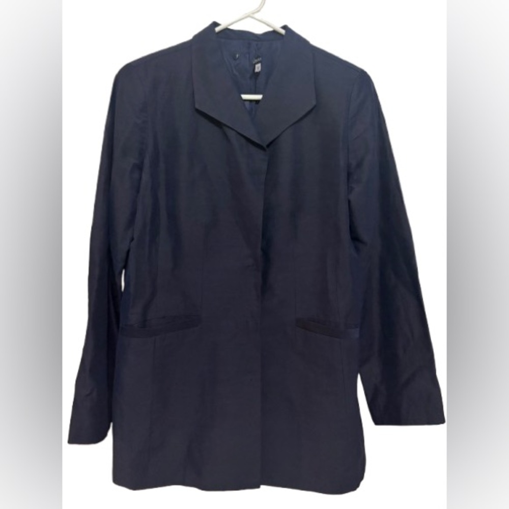 Eileen Fisher Navy Blue Sample Blazer Size Small